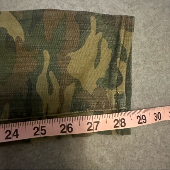 True Religion Halle Olive Camo Jeans Mid Rise Super Skinny size 26 - Picture 5 of 10